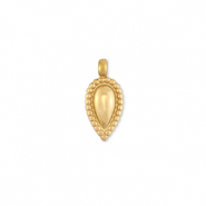 Stainless steel charms drop Gold