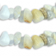 Chips stone beads Agate Lilac