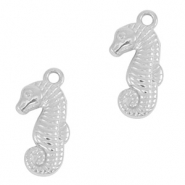 Stainless steel charms seahorse Silver