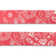 Bandana Dark Pink-White