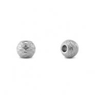 Stainless steel beads 6mm Silver