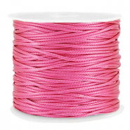 Macram&eacute; bead cord braided 1mm Magenta Pink