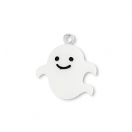 Resin pendants ghost White-Black