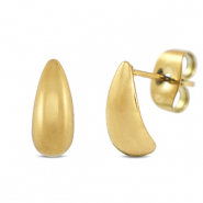 Stainless steel earrings / earpin Gold