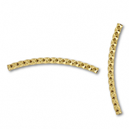 Stainless steel beads tube Gold