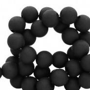 8 mm acrylic beads Black