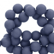 8 mm acrylic beads Anthracite