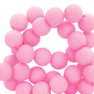 6 mm acrylic beads Pink