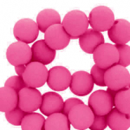 4 mm acrylic beads Fuchsia