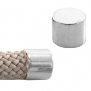 DQ European metal end cap &Oslash;10mm Antique Silver (nickel free)