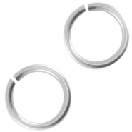 DQ European metal jump ring 8mm Antique Silver (nickel free)