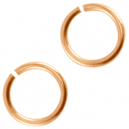 DQ European metal jump ring 4.5mm Rose Gold (nickel free)