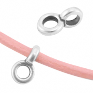 DQ European metal charms with loop &Oslash;2.2mm Antique Silver (nickel free)