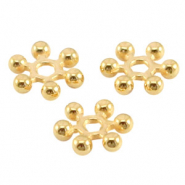 DQ European metal bead spacer Bali Ring 7mm Gold (nickel free)