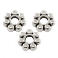 DQ European metal beads spacer Bali Ring 6mm Antique Silver (nickel free)
