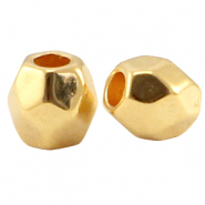 DQ European metal faceted bead Gold (nickel free)