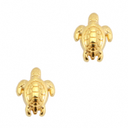 DQ European metal beads turtle Gold (nickel free)