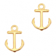 DQ European metal charms anchor Gold (nickel free)