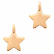 DQ European metal charms star Rose Gold (nickel free)