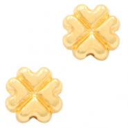 DQ European metal beads 4 Hearts Gold (nickel free)