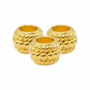 DQ European metal beads deco Gold (nickel free)
