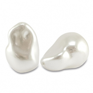 Imitation freshwater pearls White