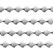 Stainless steel findings belcher chain shell Silver