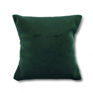 Jewellery display cushion velvet Dark Green