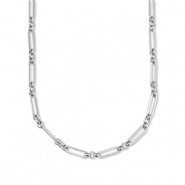 Stainless steel necklaces chain link Silver