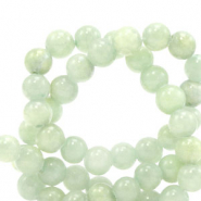 4 mm natural stone beads Ice Green