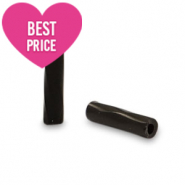 Glass seed beads special Bugles twist Black