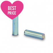 Glass seed beads special Bugles Cyan Blue