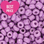 Glass seed beads 8/0 (3mm) Orchid Purple