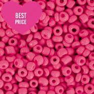 Glass seed beads 8/0 (3mm) Tulip Pink