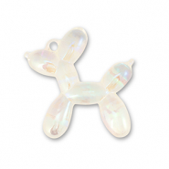 Statement charms balloon dog Transparent-AB Coating