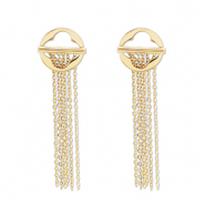 Stainless steel earrings / earpins Gold