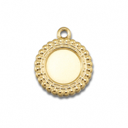 BY31&reg; Stainless steel charms with setting for SS30 flat back Gold