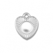 BY31&reg; Stainless steel charms with setting for SS30 flat back Silver