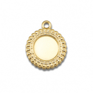 BY31&reg; Stainless steel charms with setting for SS20 flat back Gold