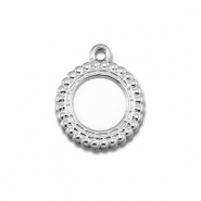 BY31&reg; Stainless steel charms with setting for SS20 flat back Silver