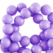 6 mm acrylic beads shiny Lilac