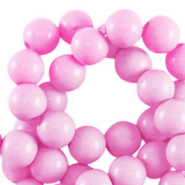 4 mm acrylic beads shiny Light Pink