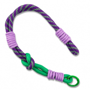Trendy phone cord Purple-Green-Lilac