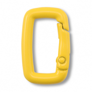 Colourful jewellery findings key chain rectangle Yellow