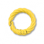 Colourful jewellery findings key chain ring Yellow