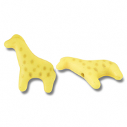 Beads Ceramic giraffe Yellow
