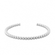 Stainless steel bracelets bangle Silver