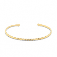 Stainless steel bracelets bangle Gold