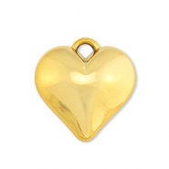 Statement charms heart Gold