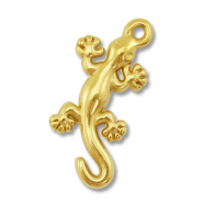 Stainless steel charms lizard Gold